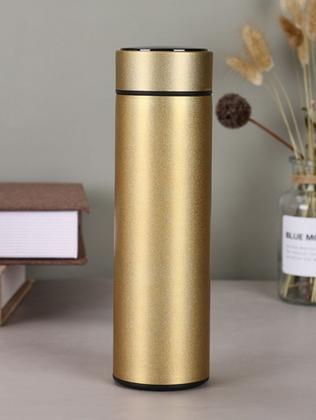 Imagem de Garrafa Térmica Inteligente Sensor De Temperatura Digital Display Touch Led Inox Café Água Bebidas