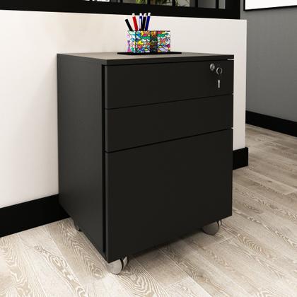 Imagem de Gaveteiro Arquivo 48,8x64,5cm com Chave e Rodízio ME4148