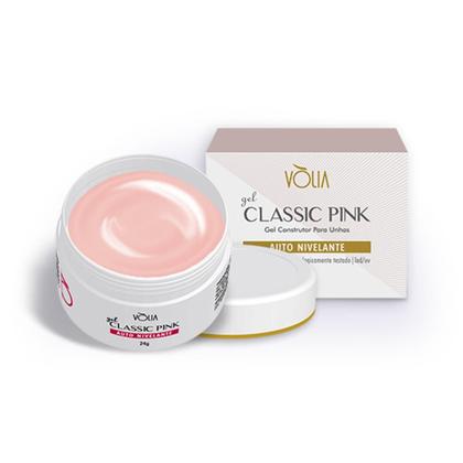 Imagem de Gel Classic Pink Vòlia - Nail - Auto Nivelante - Led/Uv - 24g