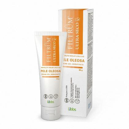 Imagem de Gel Creme Hidratante Filtrum Fps 30 Ultra Seco 60g - Libbs