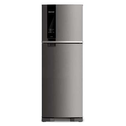 Imagem de Geladeira Brastemp Frost Free Duplex 375 litros cor Inox com Espaço Adapt - BRM45JK