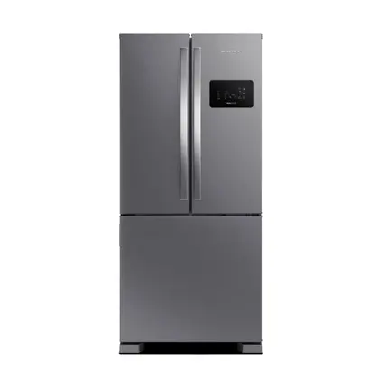 Imagem de Geladeira Brastemp Frost Free Side Inverse 3 Portas A+++ 554 litros cor Inox - BRO85AK