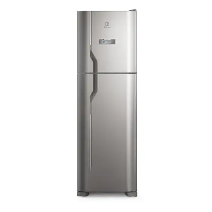 Imagem de Geladeira Electrolux Frost Free 400L Efficient Turbo Freezer Duplex Inox Look (DFX44)