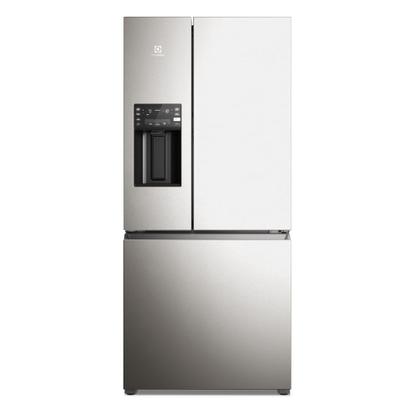 Imagem de Geladeira Electrolux Frost Free Inverter 540L Dispenser Água e Gelo 3 Portas Cor Inox Look (IM8IS)