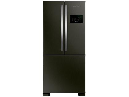 Imagem de Geladeira/Refrigerador Brastemp Frost Free Side by Side Black Inox 554L BRO85AE