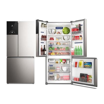 Imagem de Geladeira Refrigerador Electrolux Efficient 3 Portas 590L Inox IM8S