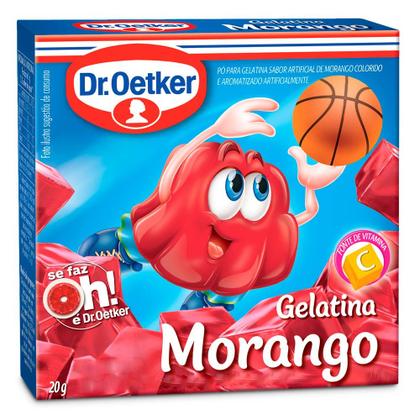 Imagem de Gelatina em Pó Dr. Oetker Sabor Morango 20g