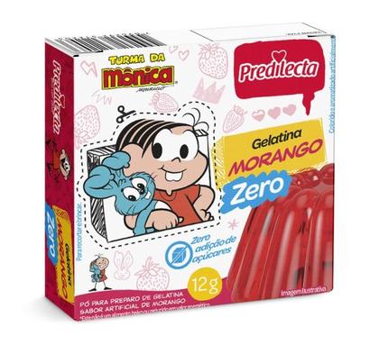 Imagem de Gelatina Em Pó Sabor Morango Diet Zero Açucar 12g Predilecta