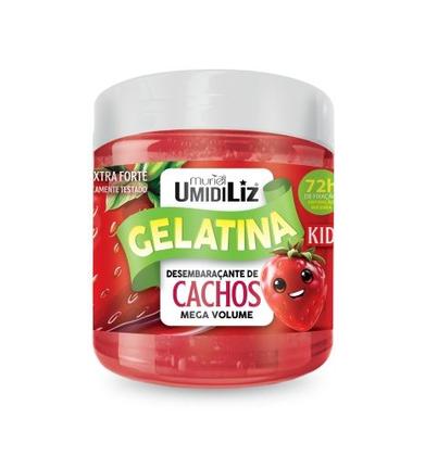 Imagem de Gelatina Muriel Umidiliz Desembaraçante Morango Kids 500g