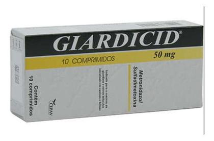 Imagem de Giardicid 50 Mg - 10 Comprimidos