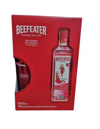 Imagem de Gin Beefeater Pink 750ml - Kit com Coqueteleira de Alumínio