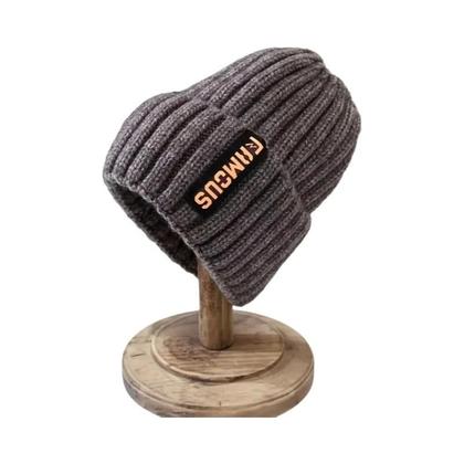 Imagem de Gorro De Tricô Feminino Elegante, Respirável E Elástico Em Acrílico Para O Inverno, Design De