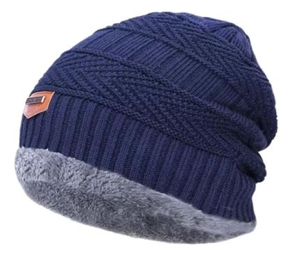Imagem de Gorro Touca De Lã Masculino Forrada Pelinho Inverno Frio