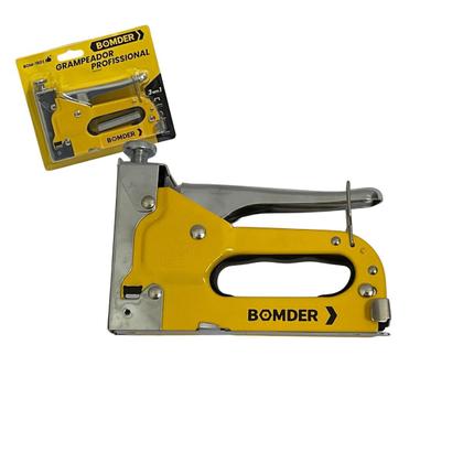 Imagem de Grampeador De Tapeceiro Pinador 4-14mm Alta Pressão 3 Em 1 Durável Resistente Profissional