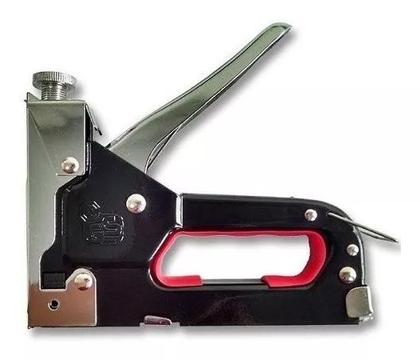 Imagem de Grampeador Tapeceiro Manual Profissional Uso Fácil Grampos Kit Completo Ferramenta