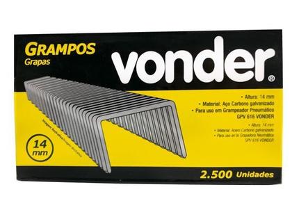 Imagem de Grampo 14mm reto para grampeador com 2500 peças * 12028