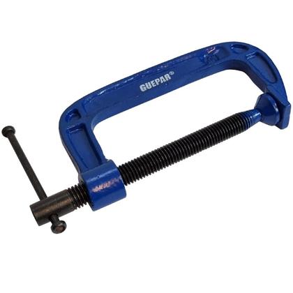 Imagem de Grampo Sargento 100Mm Fixação Tipo C 4 Pol. Para Marceneiro