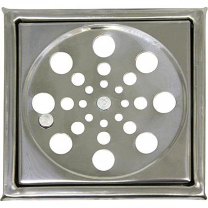 Imagem de Grelha Inox Quad C/Caxi 10 Rot.Clarinox