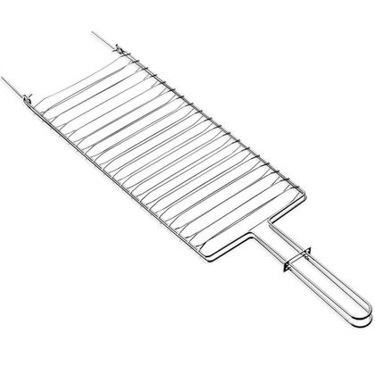 Imagem de Grelha para Churrasqueira Churrasco Tramontina em Aço Inox 42x23cm