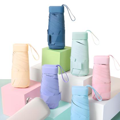 Imagem de Guarda-chuva BOLSINHA Estiloso com Alça e com Proteção Solar UV Compacto Design Moderno e Elegante