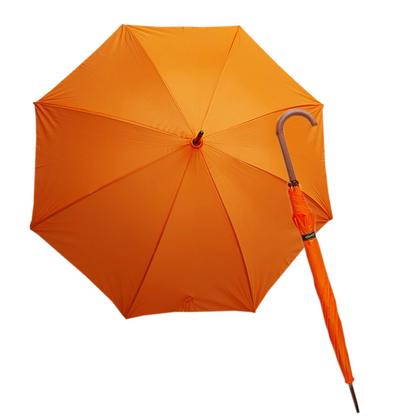 Imagem de Guarda Chuva Sombrinha Colorido Cabo Cor de Madeira Automático - Várias Cores