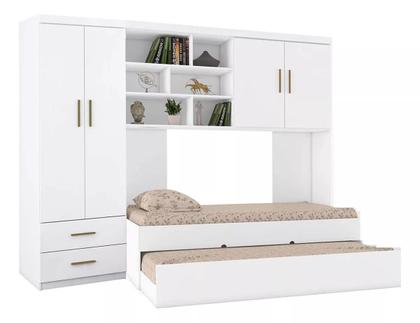 Imagem de Guarda-roupa E Modulo Aereo Phoenix Chiara - Quarto Solteiro