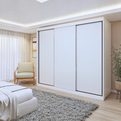 Imagem de Guarda-roupas 3 Portas de Correr 100% Mdf Monte Rei