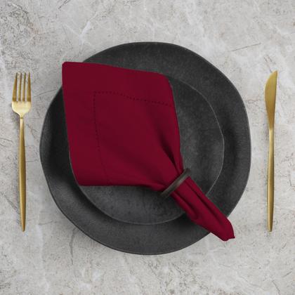 Imagem de Guardanapo de Tecido Algodão Ponto Ajour 6 Peças