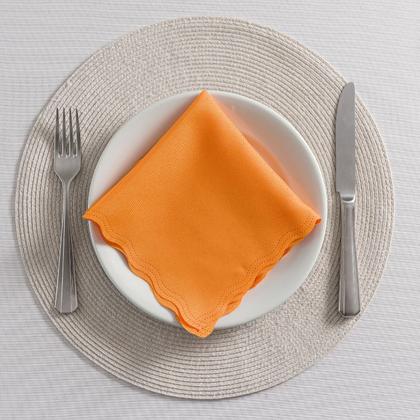 Imagem de Guardanapo de Tecido Oxford Kit 10 Unidades 33cm Corte a Laser e Cores Variadas Mesa Posta