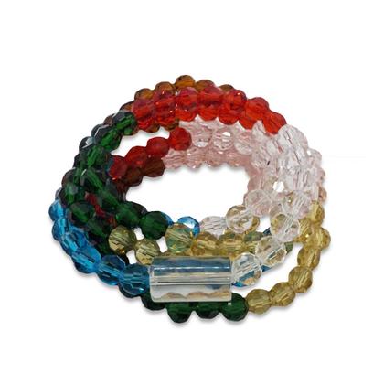 Imagem de Guia Cristal 147 Contas Colorido Cristal 60 cm Umbanda