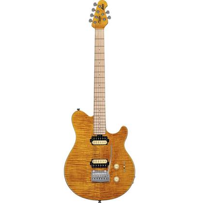 美品！Sterling by Musicman AX3FM Guitarra Sterling By Music Man Axis AX3FM Trans Gold - Ernie Ball