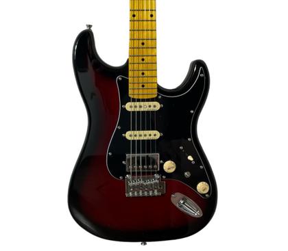 Imagem de Guitarra Super Strato Red Burst Malibu Eg500 Hss Alnico V