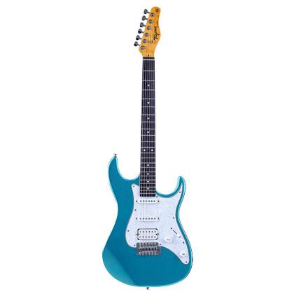 Imagem de Guitarra Tagima TG-520 MBL E/PW TW Series Stratocaster HSS Metallic Blue C/ Escudo Branco Perolado e Escala Escura