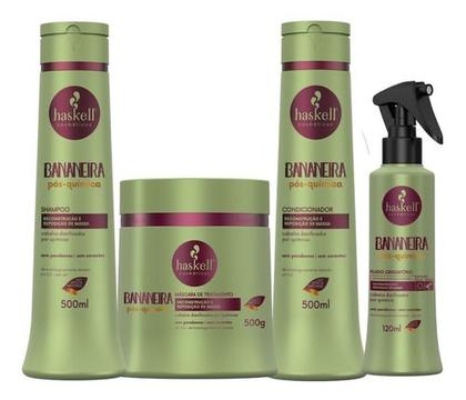 Imagem de Haskell Bananeira Shp/Cond Máscara 500g + Fluído Repositor de Massa