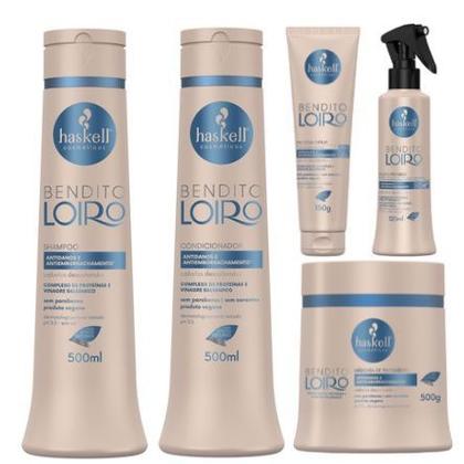 Imagem de Haskell Bendito loiro Kit Completo 500ml Regeneração Capilar