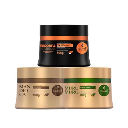 Imagem de Haskell Cronograma Capilar Encorpa Cabelo Mandioca Murumuru P