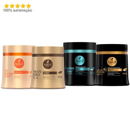 Imagem de Haskell Máscaras Cavalo Forte Tutano Mandioca Cachos 500g