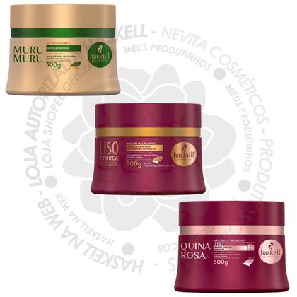 Imagem de Haskell Máscaras Murumuru Liso com Força Quina Rosa P