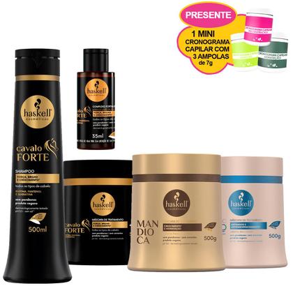 Imagem de Haskell Sh. Másc. Complexo Cavalo + Masc. Bendito E Mandioca (Ganhe 1 Mini Cronograma)