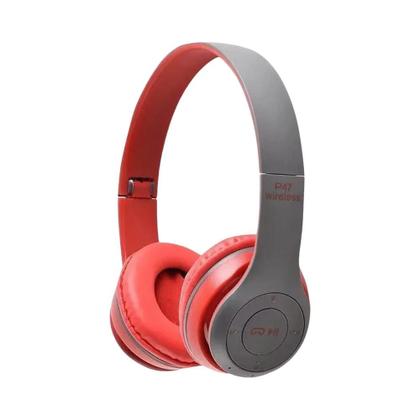 Imagem de Headset Bluetooth 5.0 P47 Estéreo - Sem Fio, Dobrável, para iPhone e Xiaomi