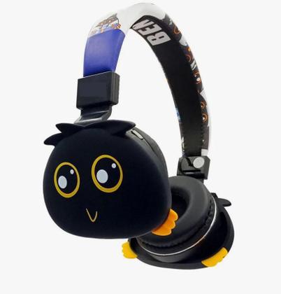 Imagem de Headset Fone Infantil  Bluetooth Monsters Cartoon Sem Fio para Crianças