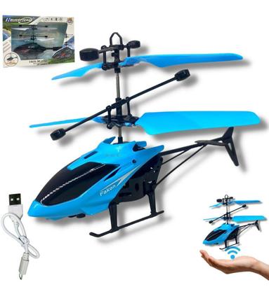 Imagem de Helicóptero De Brinquedo Com Sensor - Azul