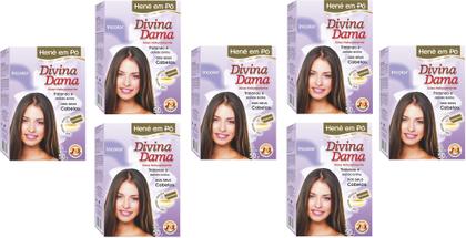 Imagem de HENE EM PO DIVINA DAMA JABORANDI 04x50GR INCOLOR