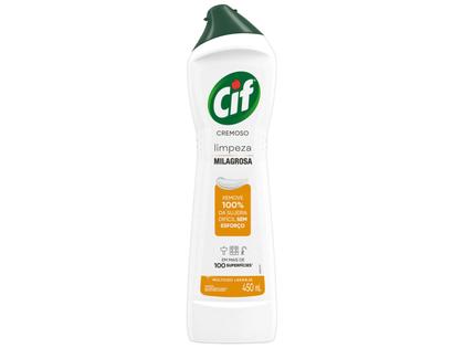 Imagem de Higienizador Cremoso CIF Laranja Limpeza Milagrosa Laranja Para Casa 450ml