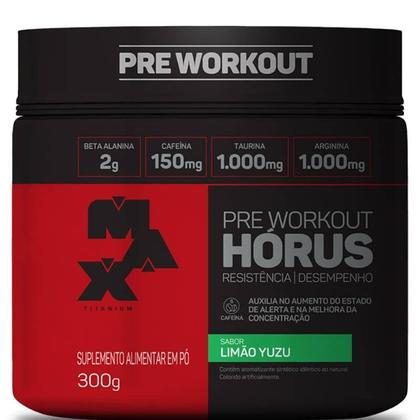 Imagem de Horus - Pré Treino (300g) Max Titanium