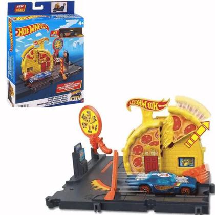 Imagem de Hot Wheels Pista Pizzaria Veloz C/ Carrinho 4+ HMD53 Mattel