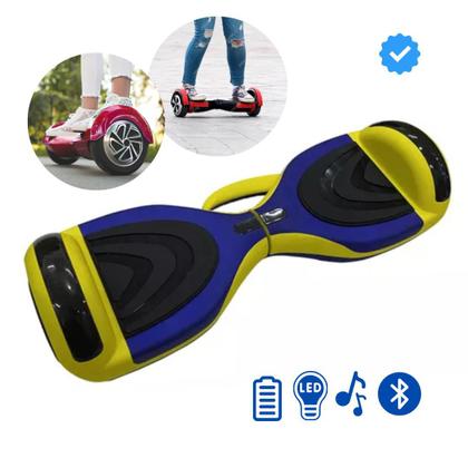 Imagem de Hoverboard Skate Elétrico 2024 nova geração led Infantil, 6.5" Led Musicas Bluetooth  Bateria De Grande Capacidade Motor Brushless