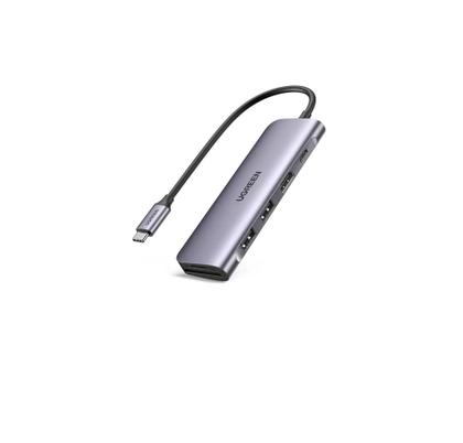 Imagem de Hub 6 em 1 Ugreen Tipo-C para HDMI + 2 USB + SD Card / TF Card + PD