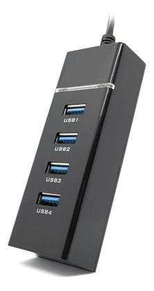 Imagem de Hub Cabo Usb 3.0 Extensor 4 Portas High Speed Hd Pen Drive