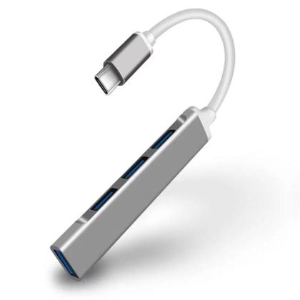 Imagem de Hub Usb C 3.0 de 4 Portas Usb de Alta Velocidade Compacto Expansor Pc NoteboMulti Portas 4 EM 1 Knup